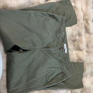Loft Olive Green Chino Shorts